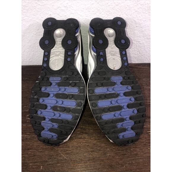 Rare 2002 Nike Shox Zest DS Mens Running Shoes 304112-001 Grey Blue Size 6Y - Picture 10 of 12